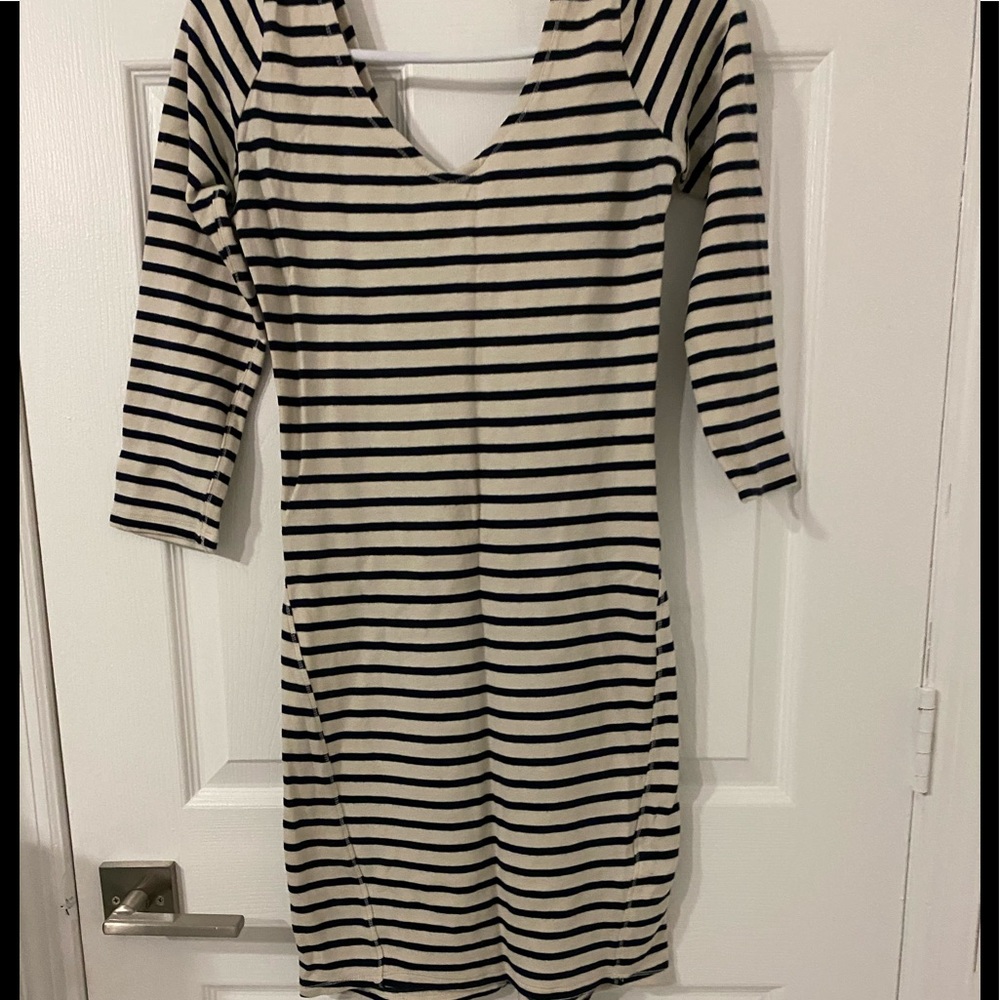 Stripped mini dress